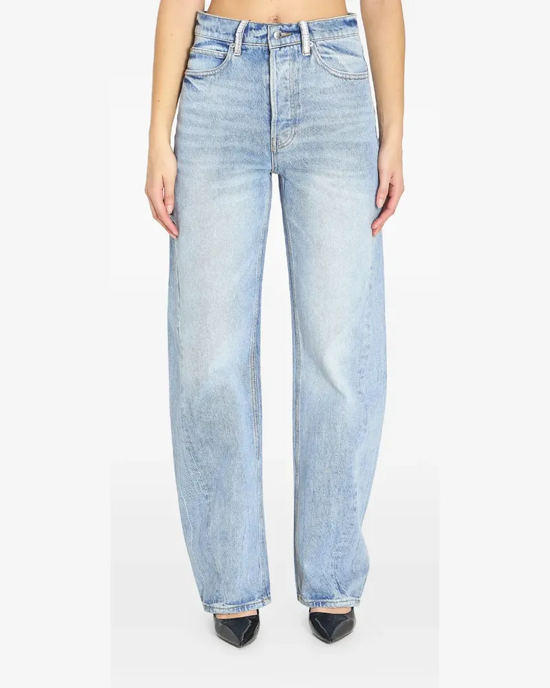Alexander Wang Float rhinestone jeans - Blau Blau
