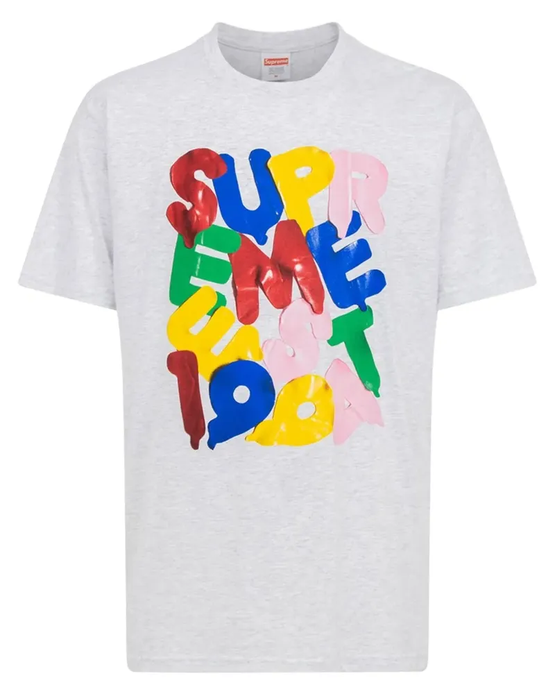 Supreme Being T-Shirt mit Luftballon-Print - Grau Grau