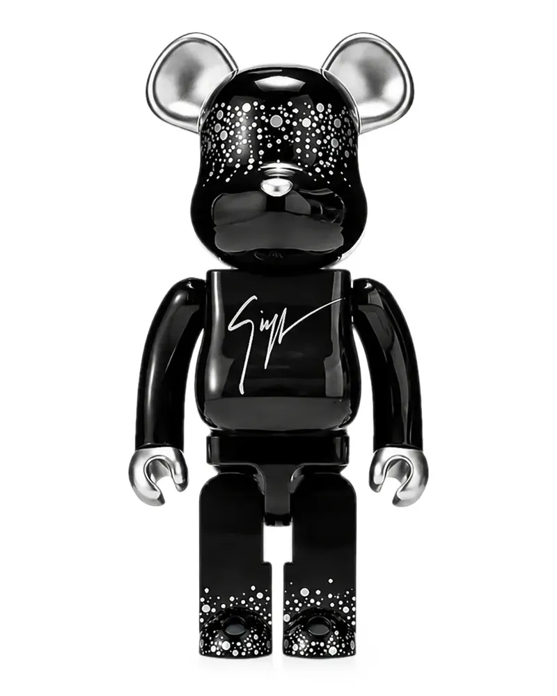 Medicom Toy x Giuseppe Zanotti Bearbrick 1000% Figur - Schwarz Schwarz