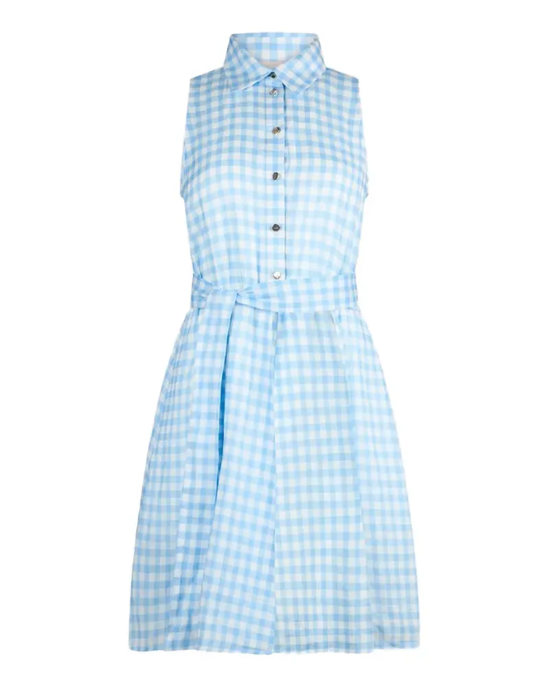 Liu Jo vichy belted dress - Blau Blau