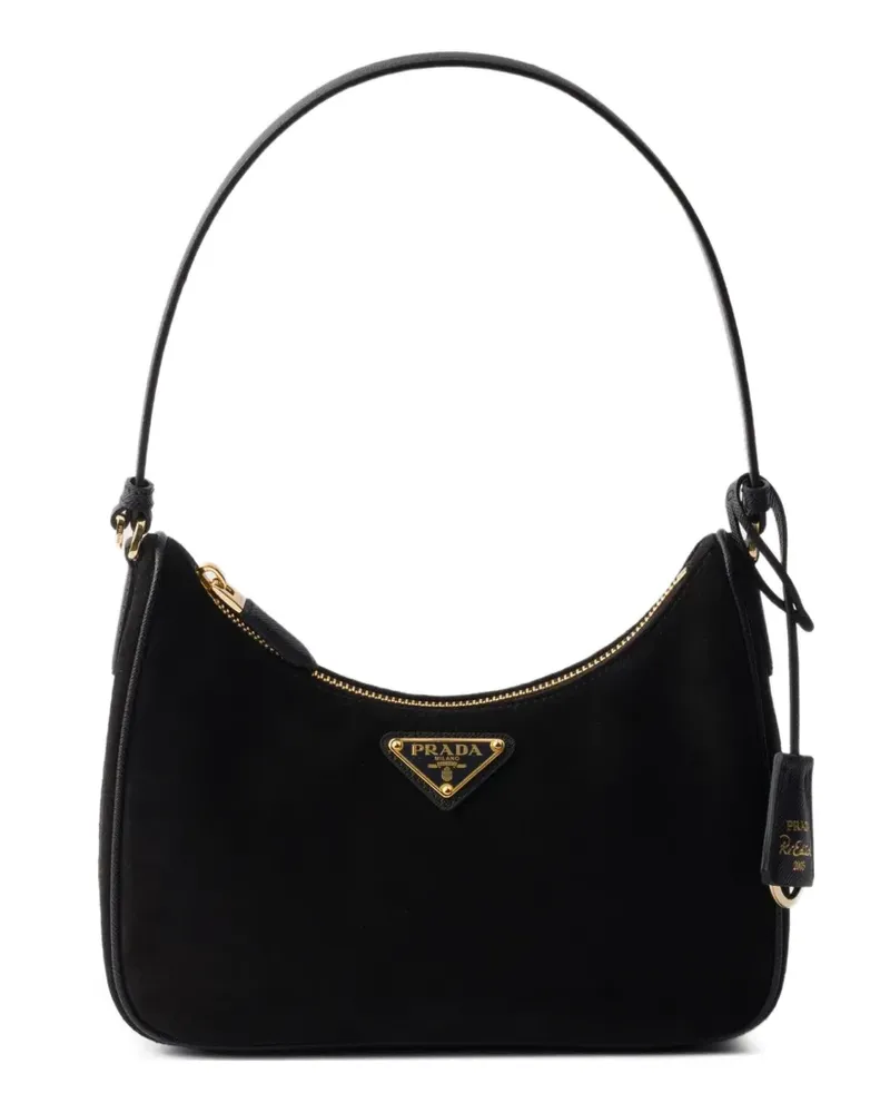 Prada Re-edition 2005 Mini-Tasche - Schwarz Schwarz