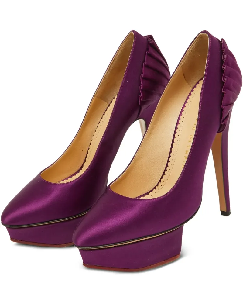 Charlotte Olympia Pumps mit Absatz 140mm - Violett Violett