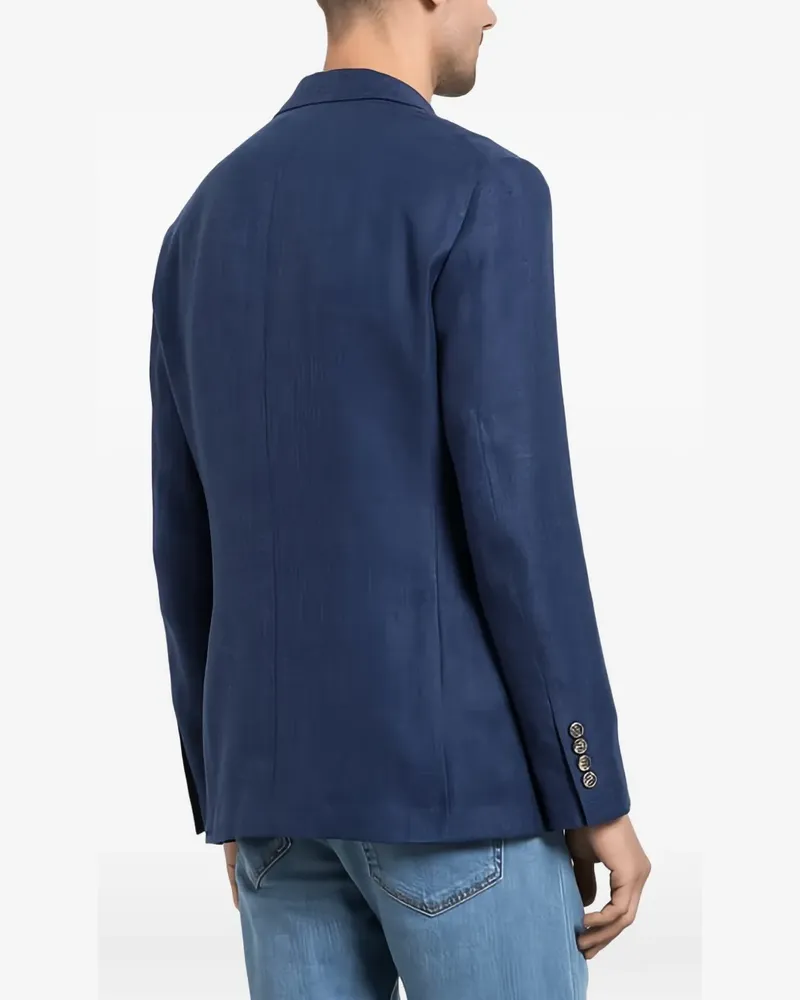 Brunello Cucinelli Sakko mit aufgesetzter Tasche - Blau Blau