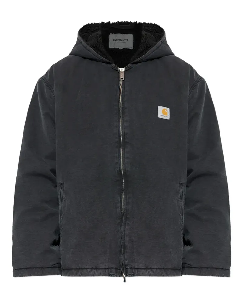 Carhartt WIP Mitch hooded zip jacket - Grau Grau