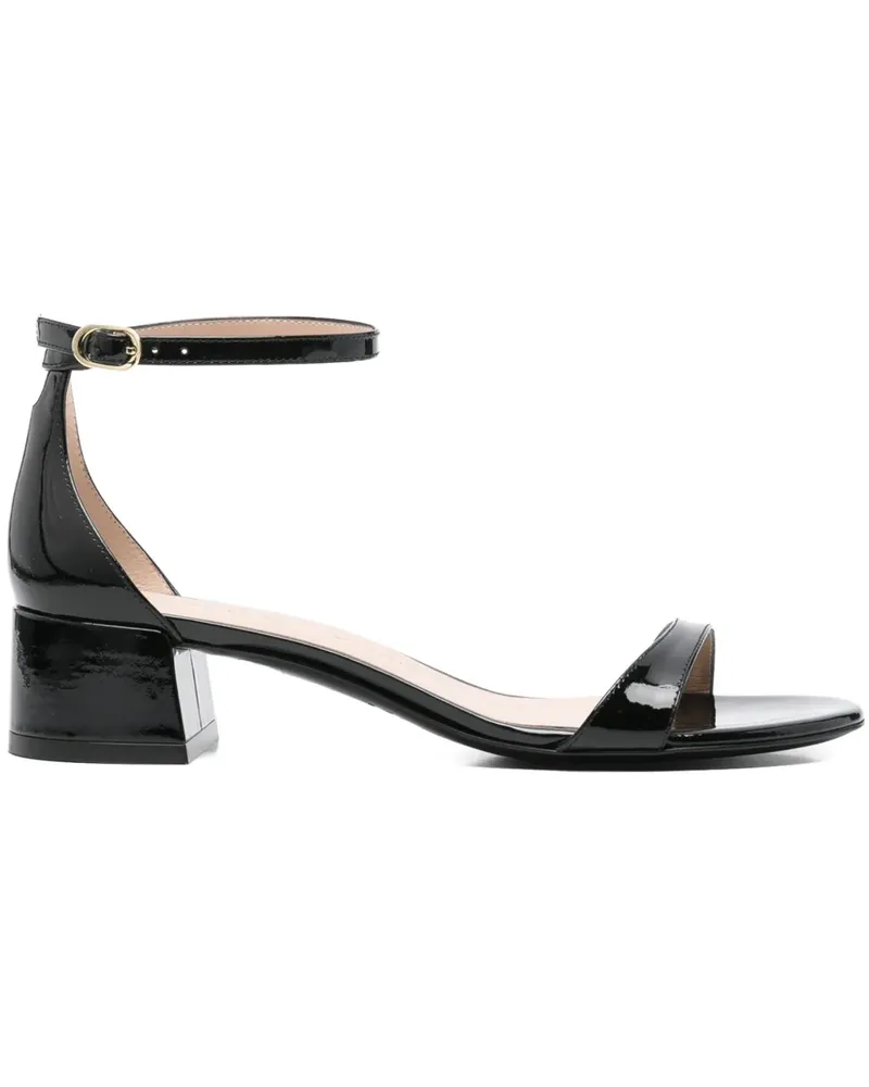 Stuart Weitzman Nudist II Sandalen 40mm - Schwarz Schwarz