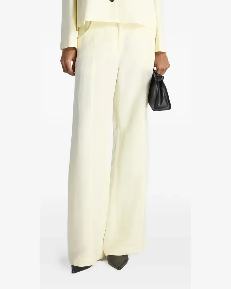 Liviana Conti Geknöpfte Hose - Gelb Gelb