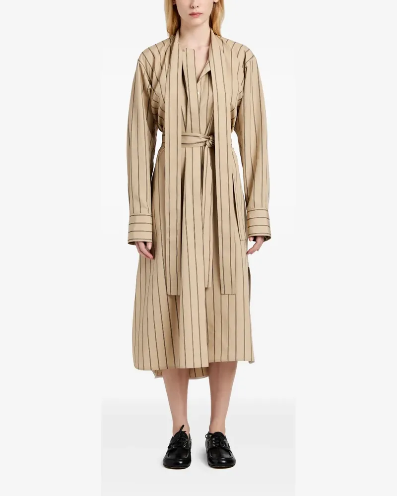 Proenza Schouler Philipa Seidenkleid - Nude Nude