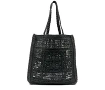 Gehäkelter Ella Shopper - Schwarz