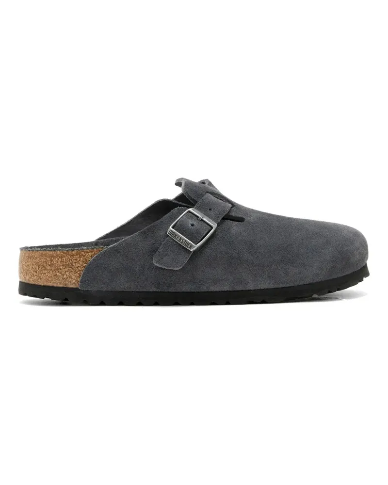 Birkenstock buckle-strap slippers - Grau Grau