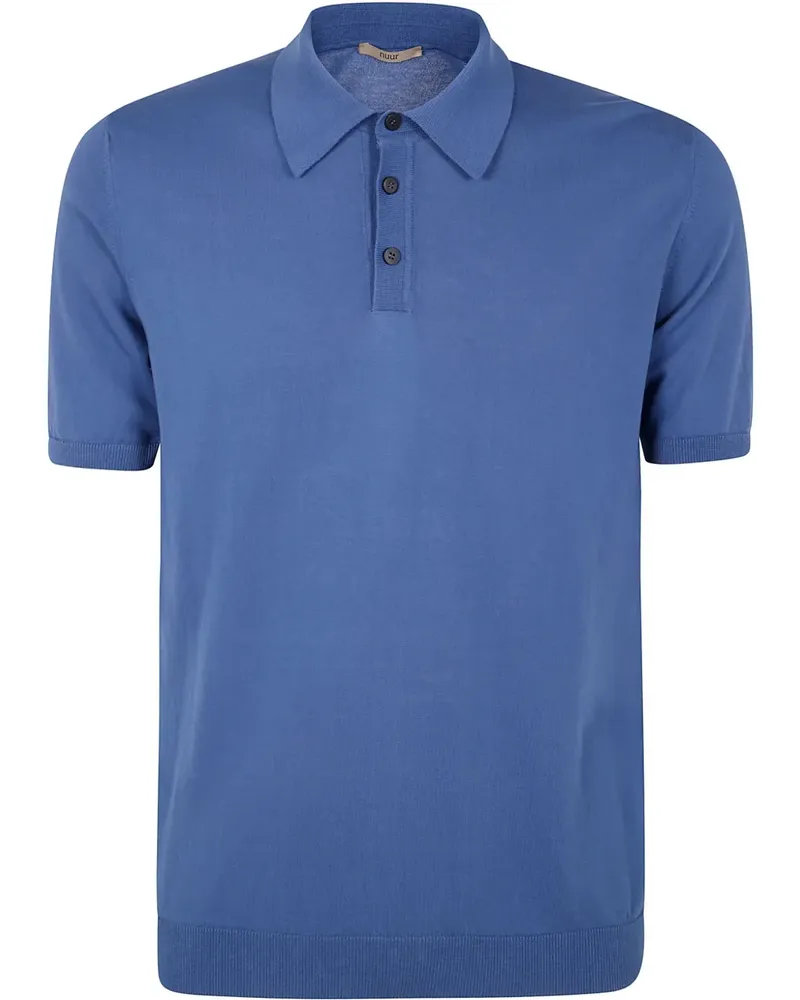 Nuur Klassisches Poloshirt - Blau Blau