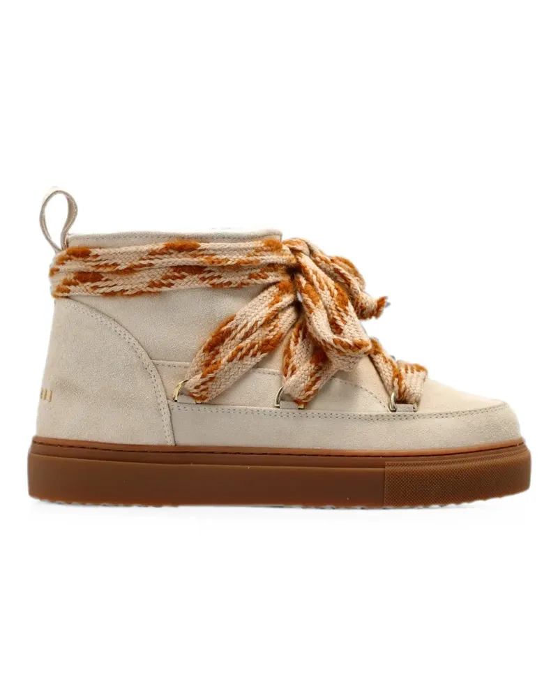 INUIKII suede-knot snow boots - Nude Nude