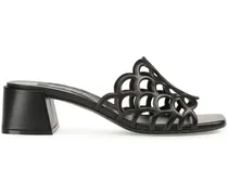 Mermaid Mules 45mm - Schwarz