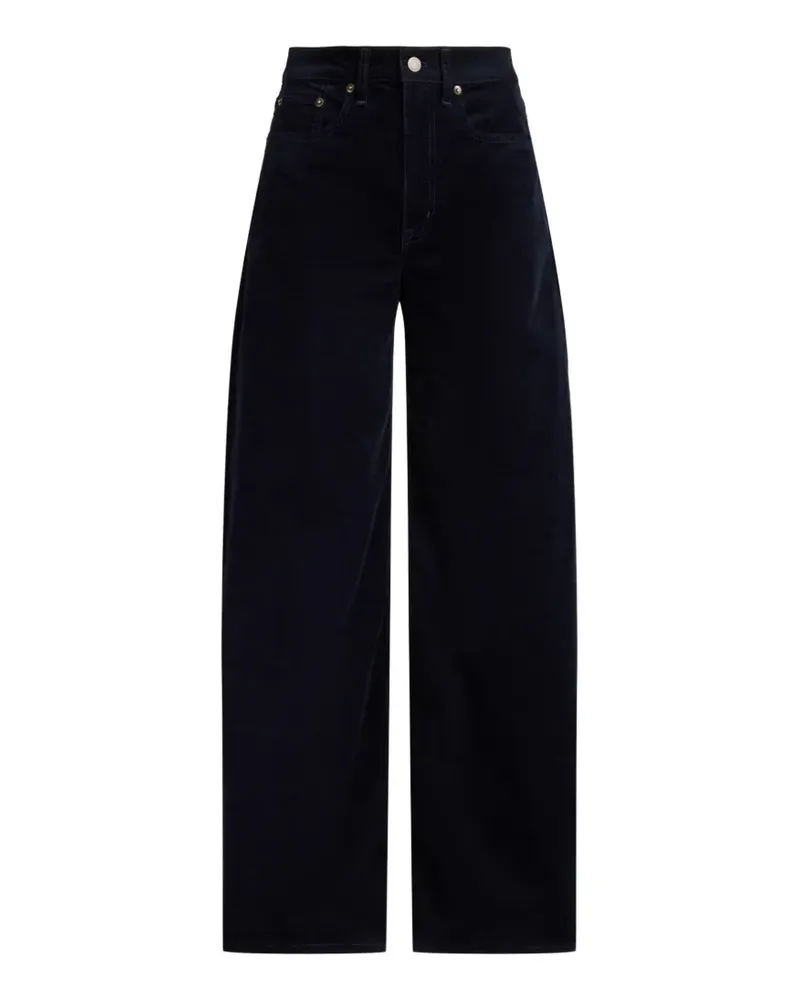 Ralph Lauren Cordhose mit weitem Bein - Blau Blau