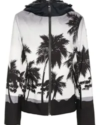 Palm Angels Palms Skijacke mit Kapuze Grau