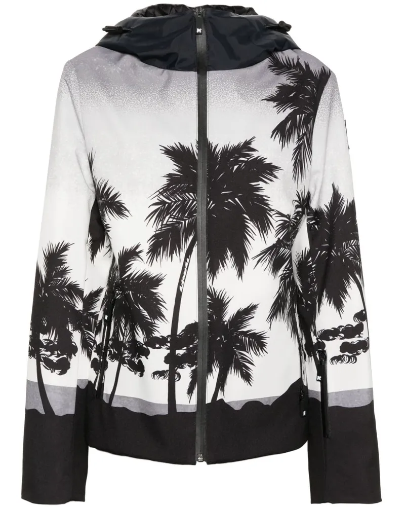 Palm Angels Palms Skijacke mit Kapuze - Grau Grau