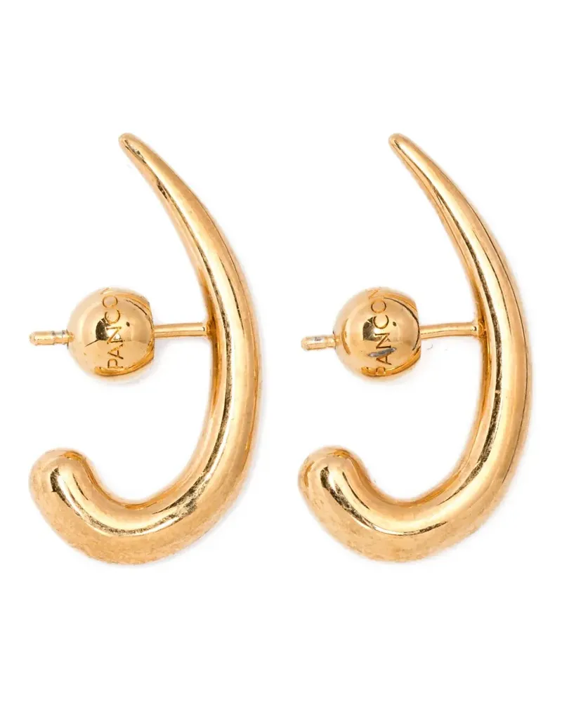PANCONESI curved earrings - Gold Gold
