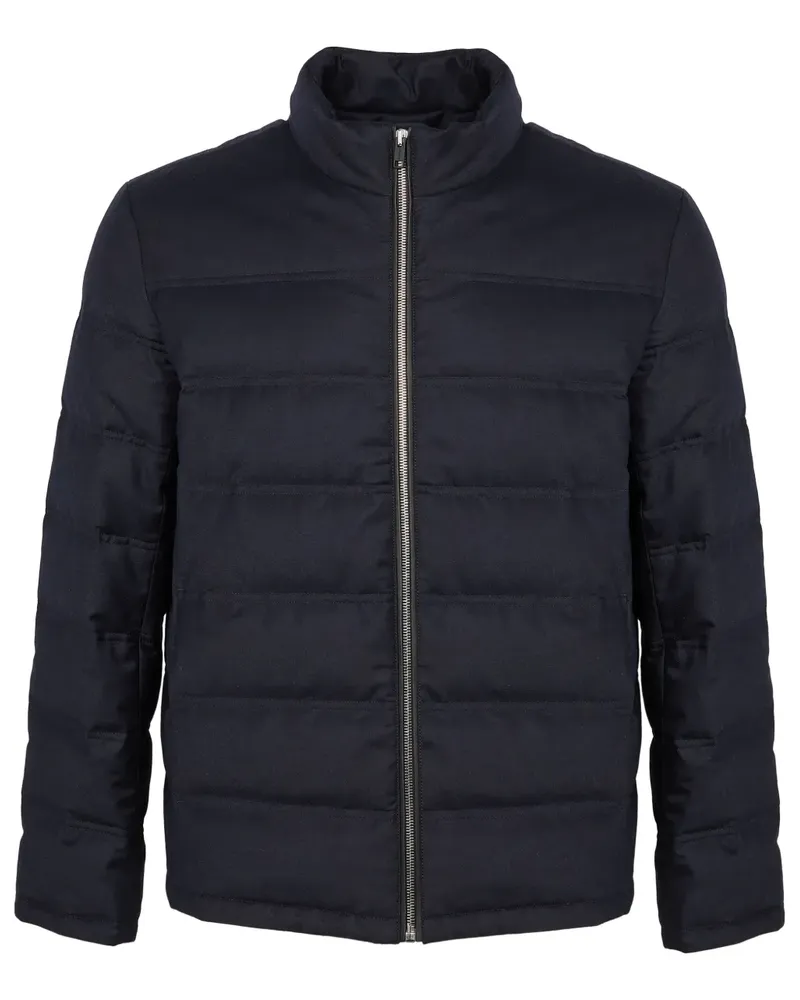 Yves Salomon Gefütterte Jacke - Blau Blau