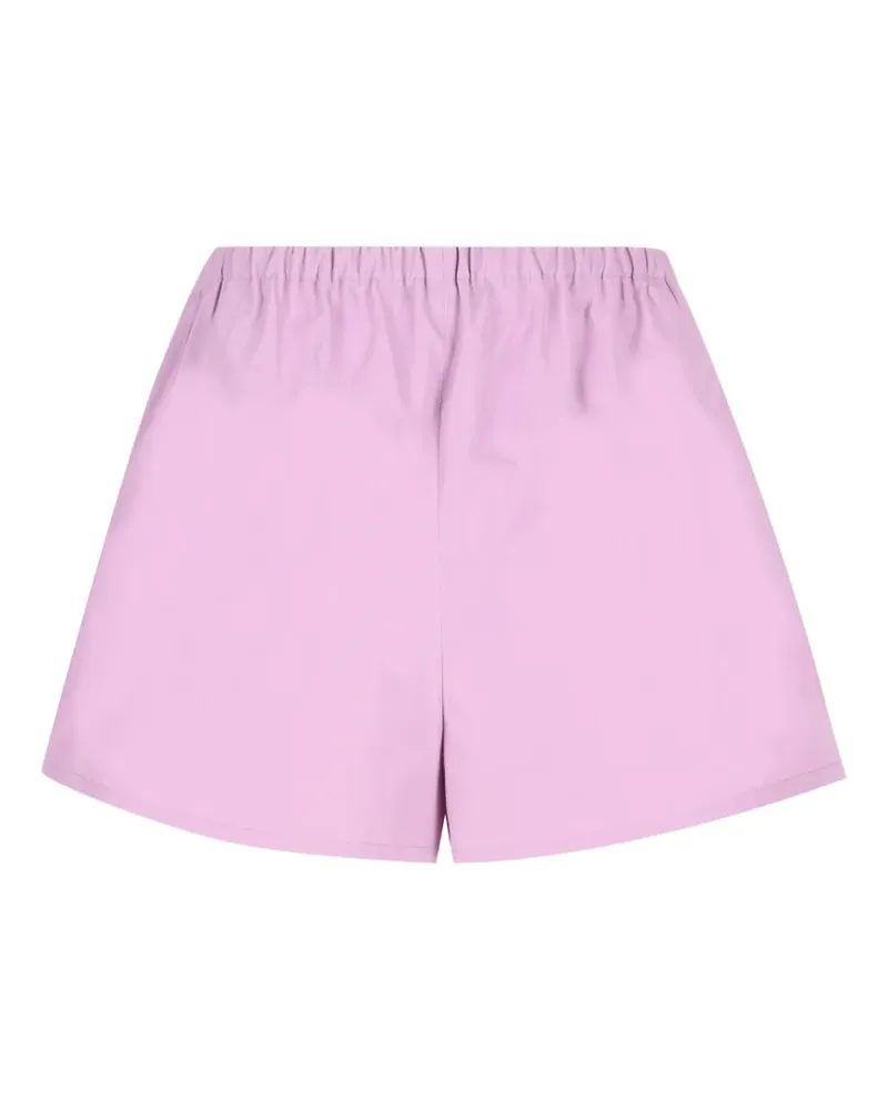 Prada elastic-waist shorts - Violett Violett