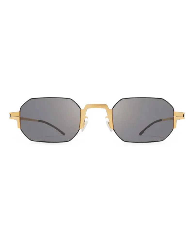 Mykita Studio 15.1 geometric-frame sunglasses - Gold Gold