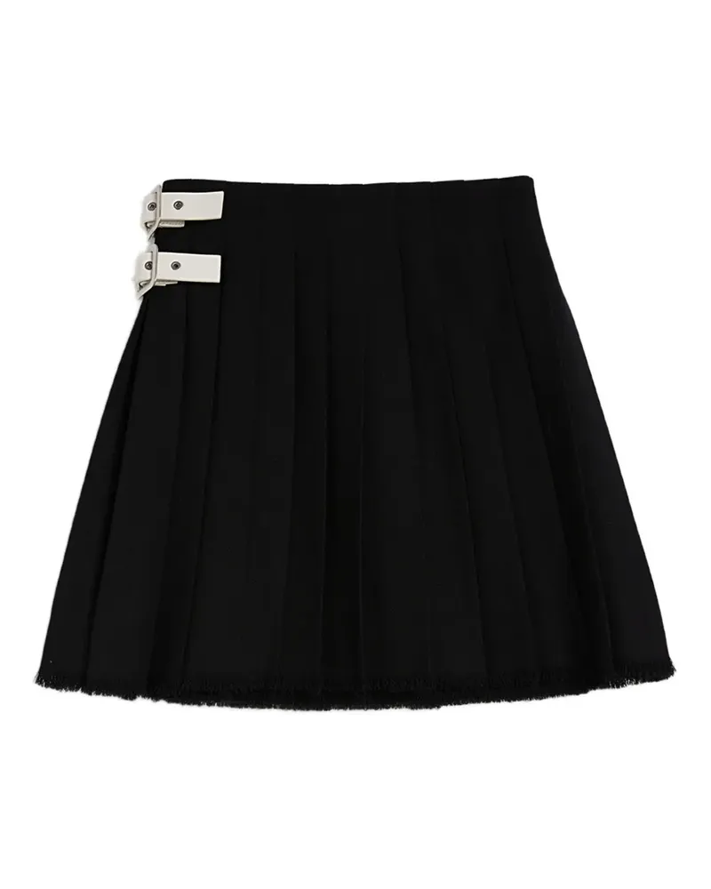 Jil Sander Minirock aus Wolle - Schwarz Schwarz