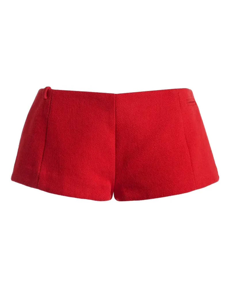 Christopher Esber Archie Moiré-Shorts - Rot Rot