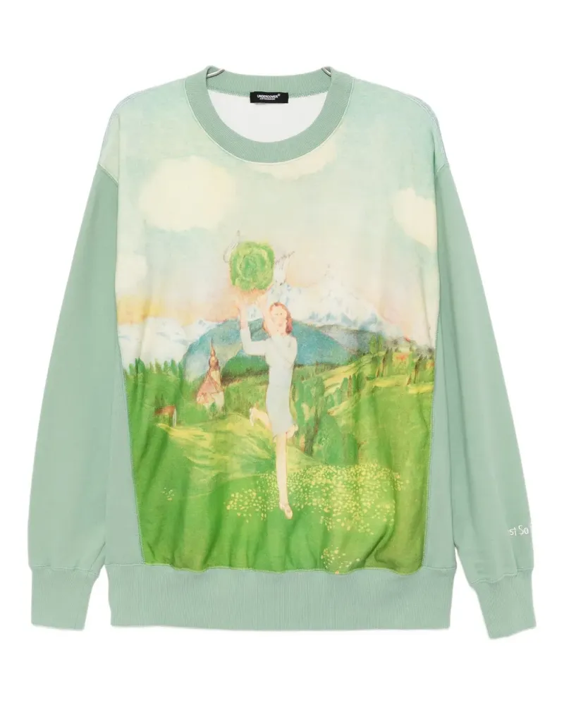 Undercover Klassisches Sweatshirt - Grün Grün