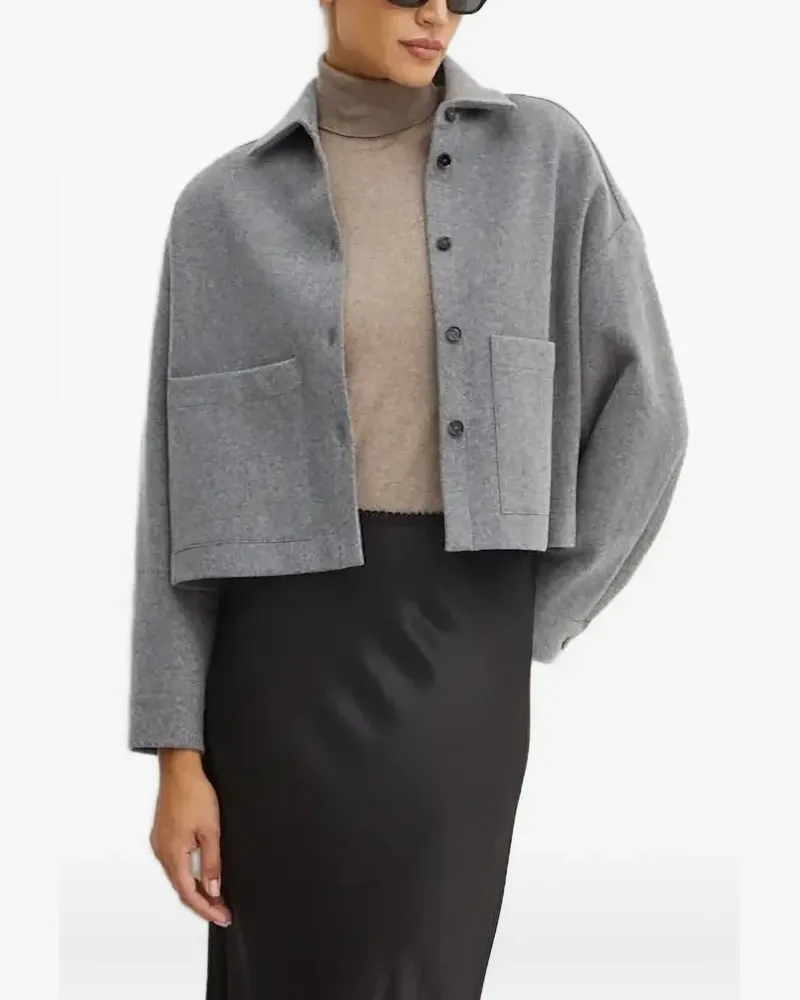 Liviana Conti Jacke mit Knöpfen - Grau Grau