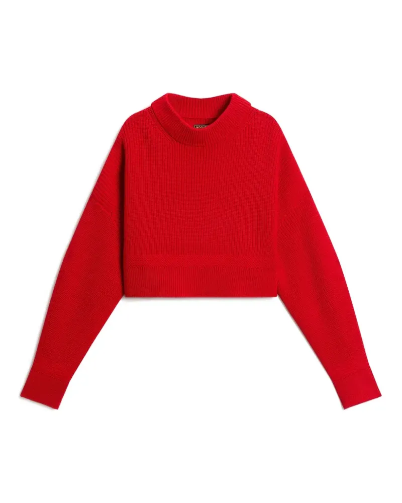 Woolrich Gerippter Pullover - Rot Rot