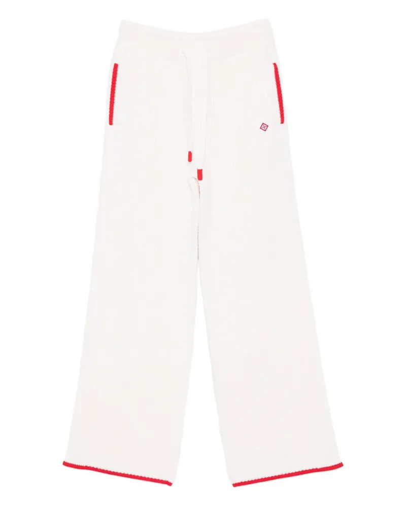 Casablanca Paris Waffelstrick-Hose mit Kontrastdetails - Nude Nude