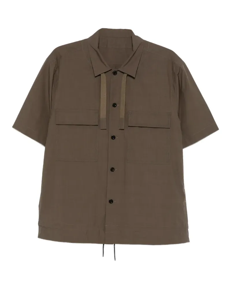 Sacai Hemd mit Brusttasche - Grün Grün