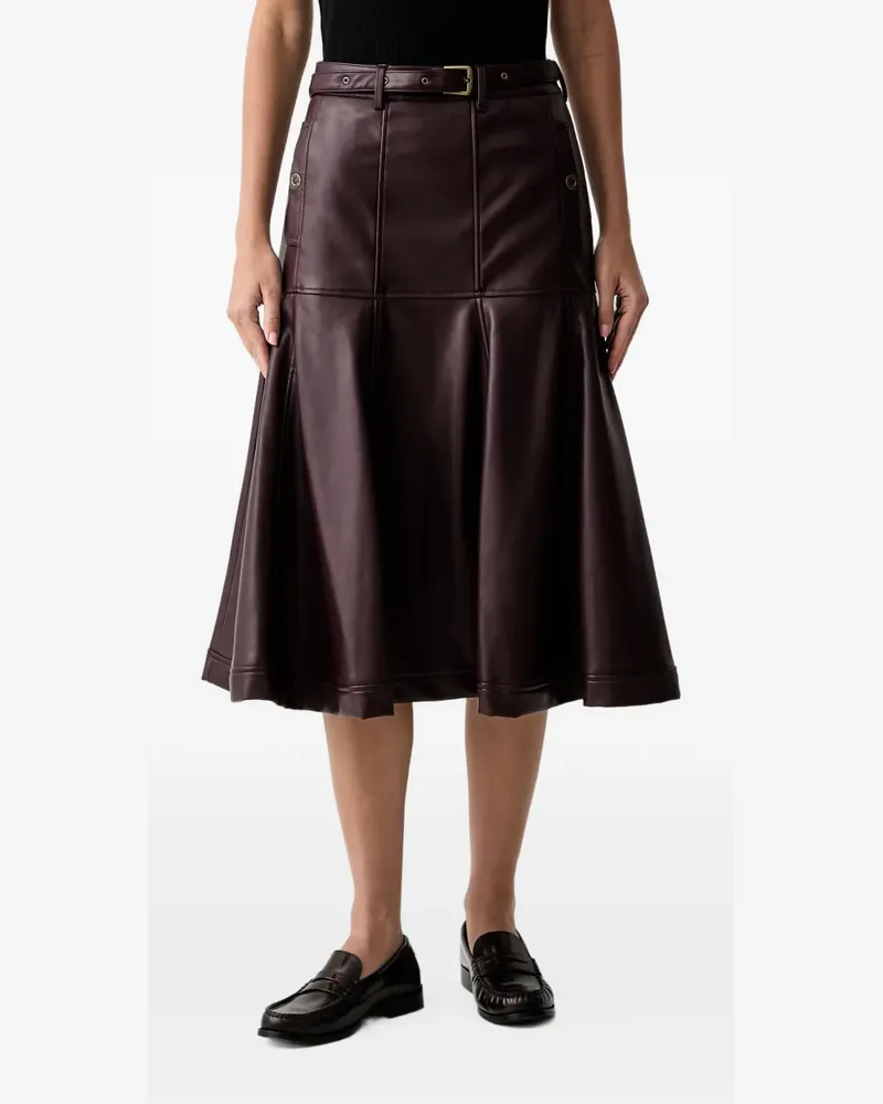 Silvian Heach belted panelled skirt - Braun Braun