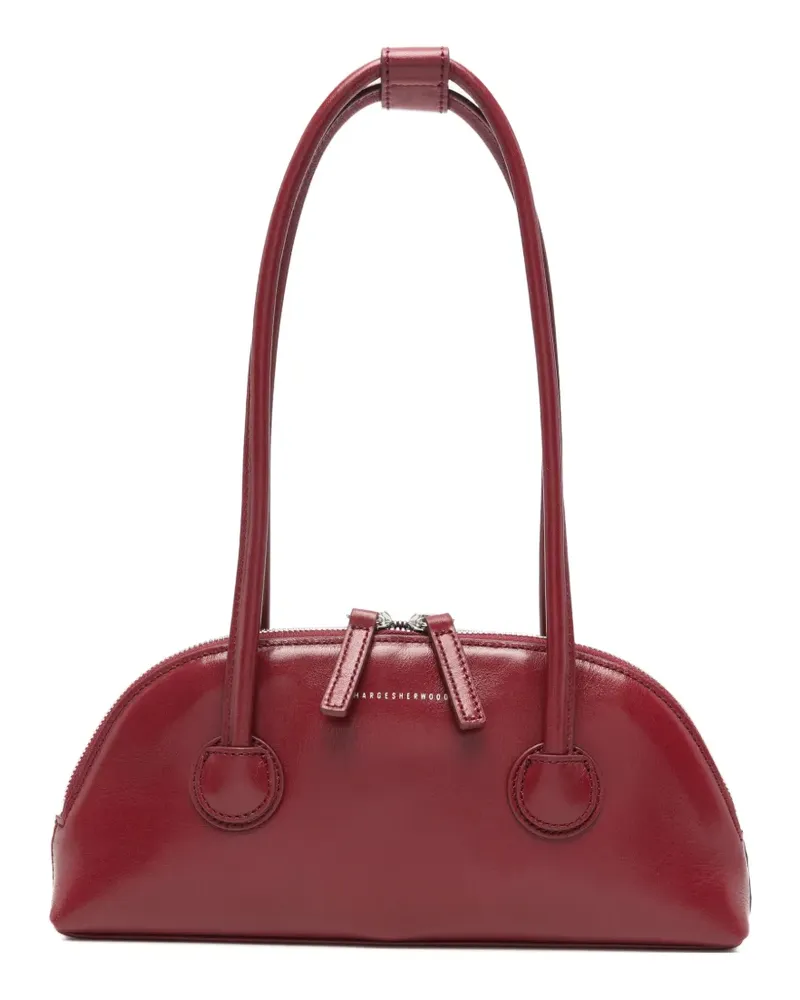 Marge Sherwood Schultertasche mit Logo-Print - Rot Rot