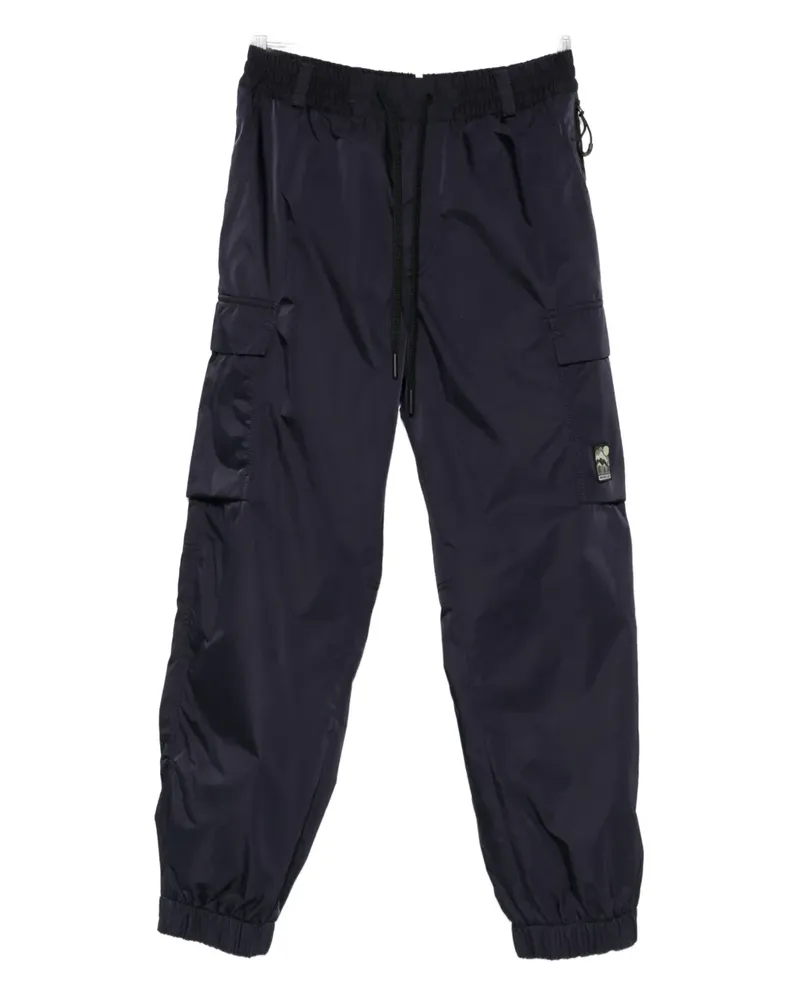 Moncler drawstring-waist cargo trousers - Blau Blau