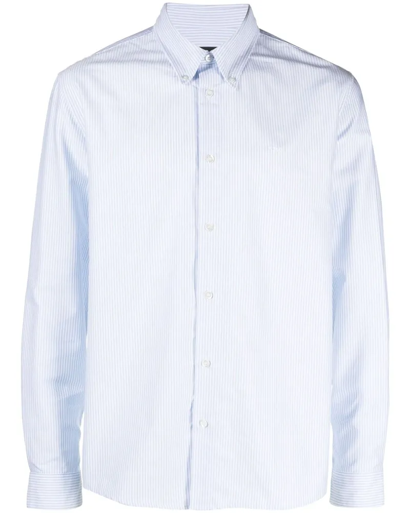 A.P.C. Gestreiftes Hemd - Blau Blau