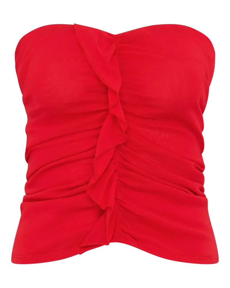 Paris Georgia Trägerloses Top - Rot Rot