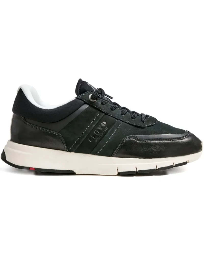 Lloyd Endley Sneakers mit Wildledereinsätzen - Schwarz Schwarz