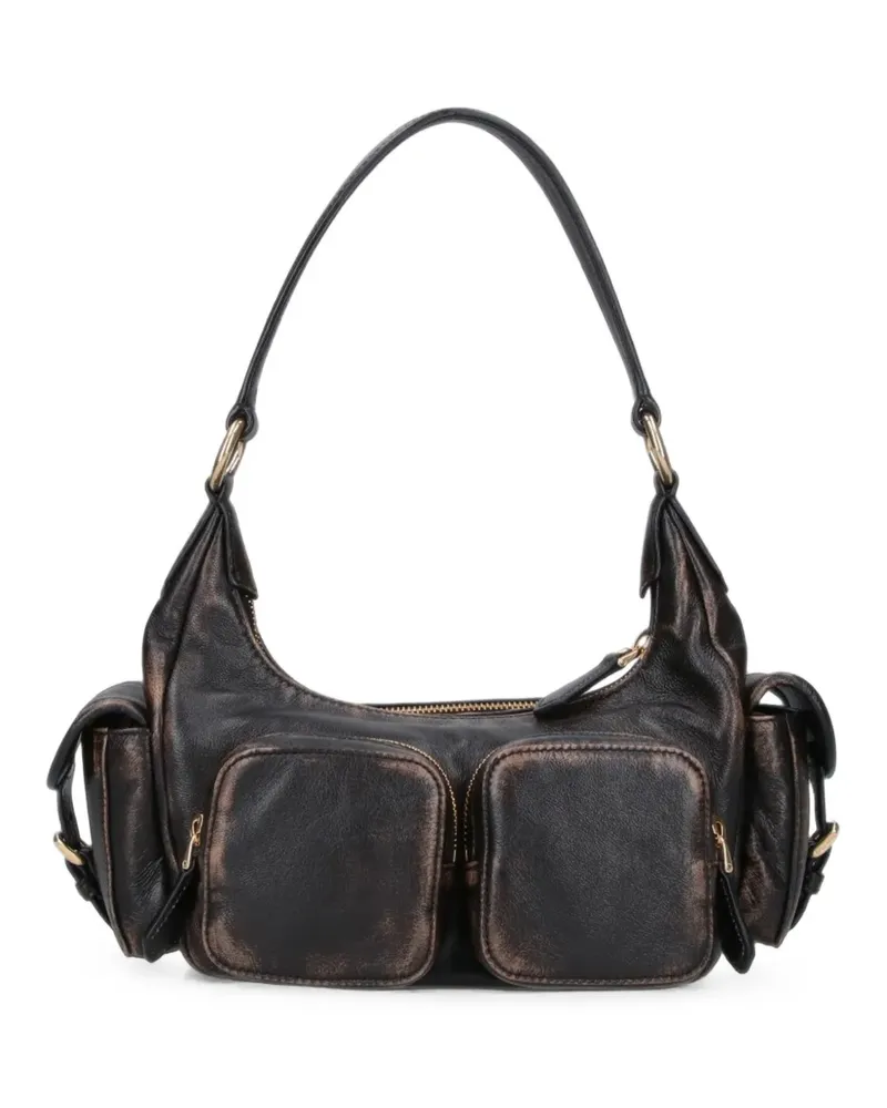 Miu Miu pocket nappa leather bag - Braun Braun