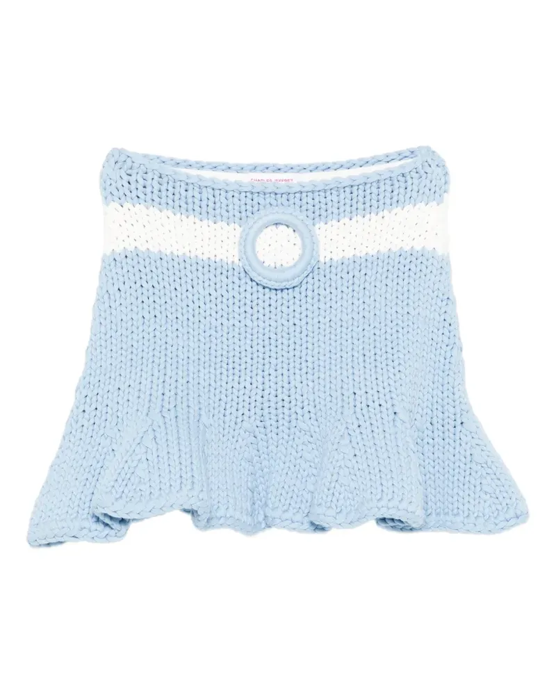 Charles Jeffrey Loverboy Dolly Minirock - Blau Blau