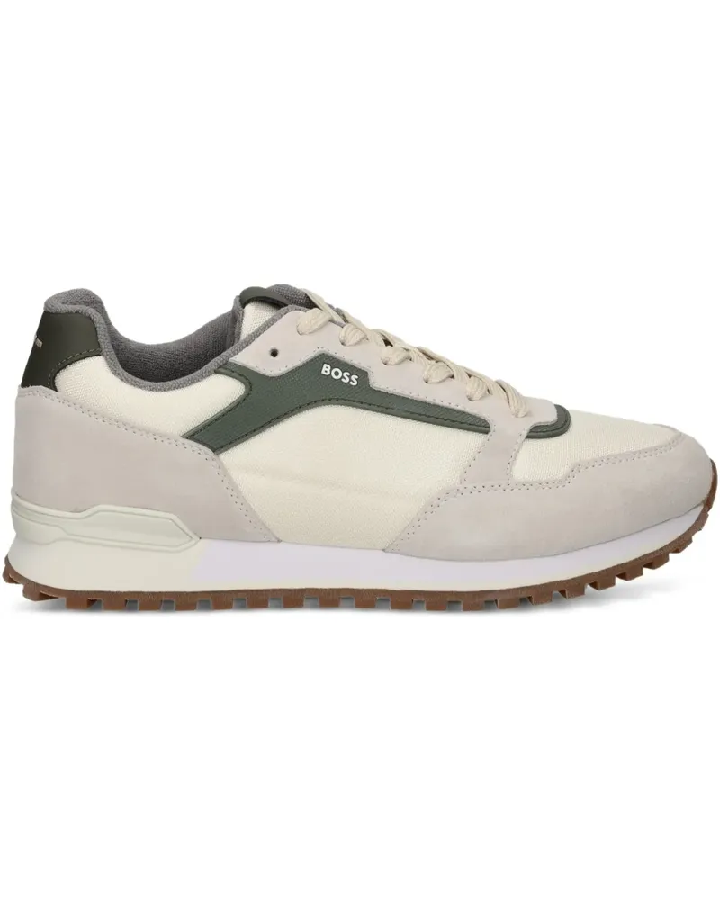 HUGO BOSS Sneakers mit Wildledereinsätzen - Weiß Weiß