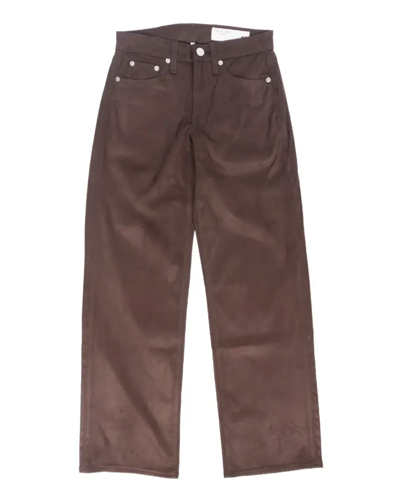 Rag & Bone Cam Straight-Leg-Hose - Braun Braun