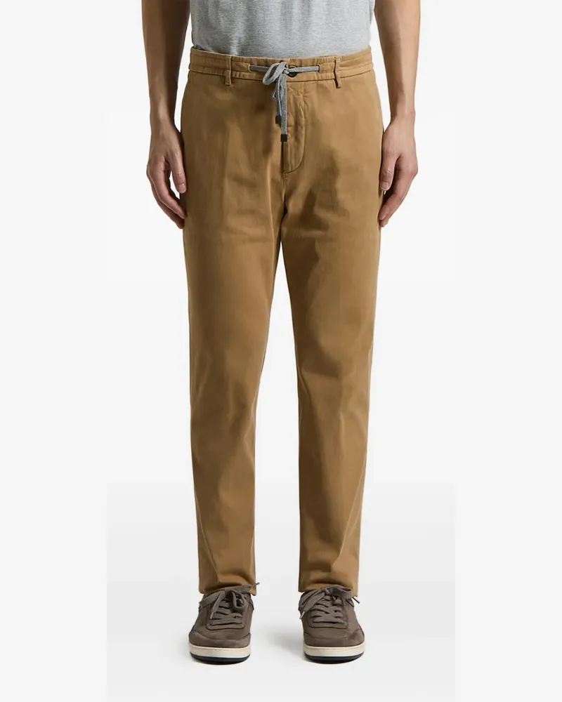 Peserico drawstring trousers - Braun Braun
