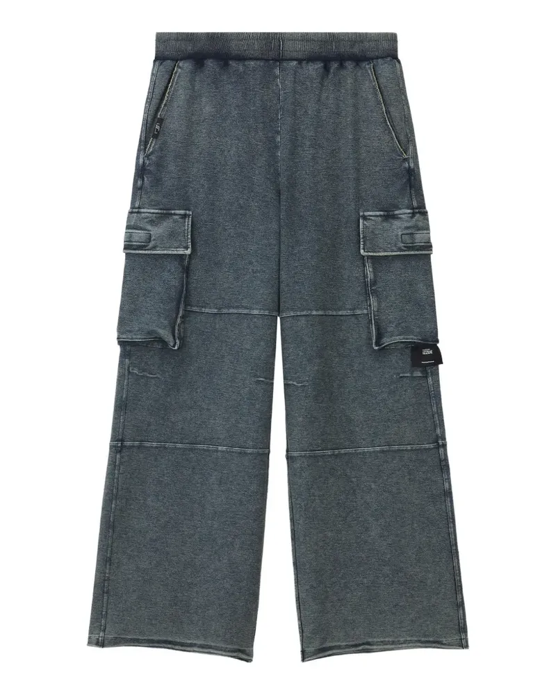 Izzue faded-effect cargo pants - Blau Blau