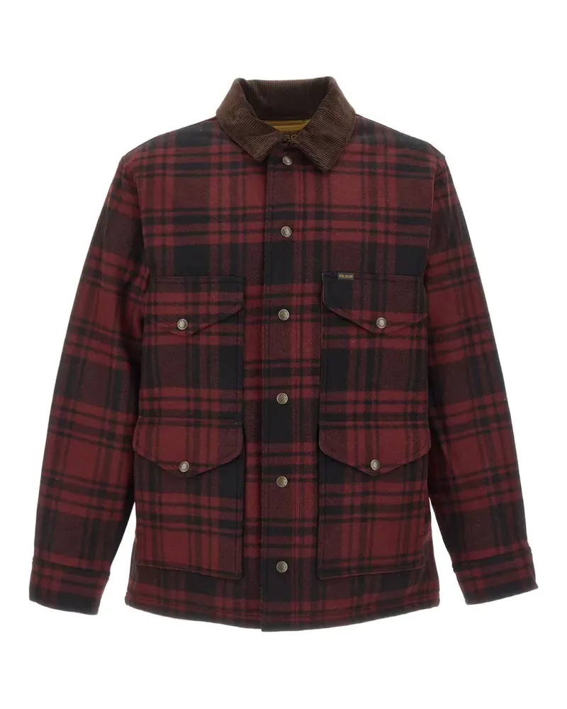 Filson Spokane Insulated Cruiser Jacke mit Schottenkaro - Rot Rot