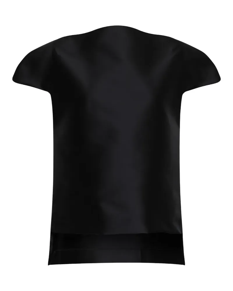 Maison Margiela cap-sleeve top - Schwarz Schwarz