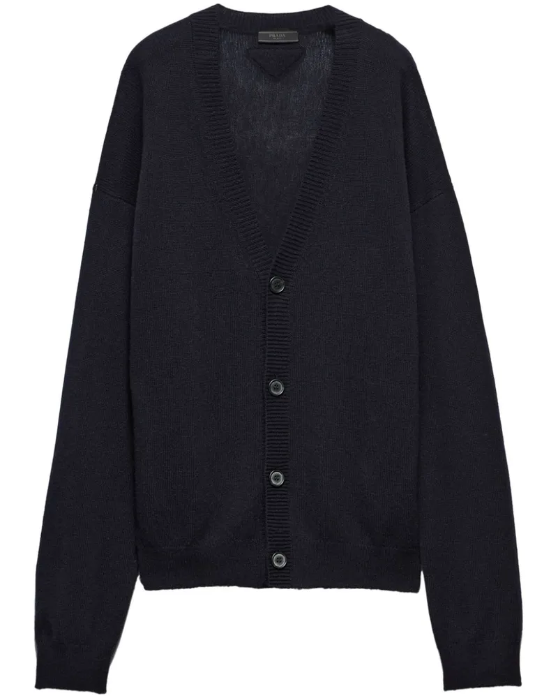 Prada Cardigan aus Kaschmir - Blau Blau