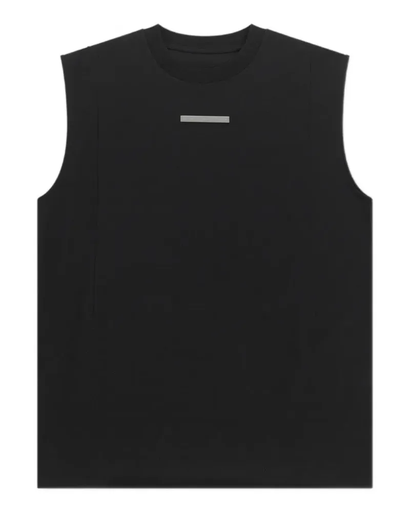 Heliot Emil Astrape metal-appliqué tank top - Schwarz Schwarz