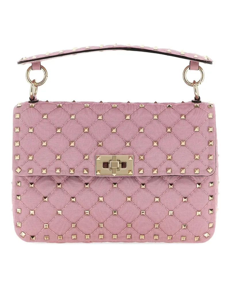 Valentino Garavani Rockstud Spike quilted tote bag - Rosa Rosa