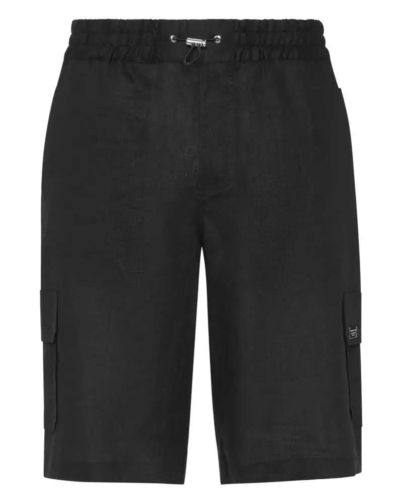 Philipp Plein Colkid Cargo-Shorts - Schwarz Schwarz