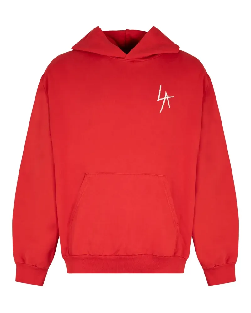 Local Authority Hoodie mit Logo-Stickerei - Rot Rot