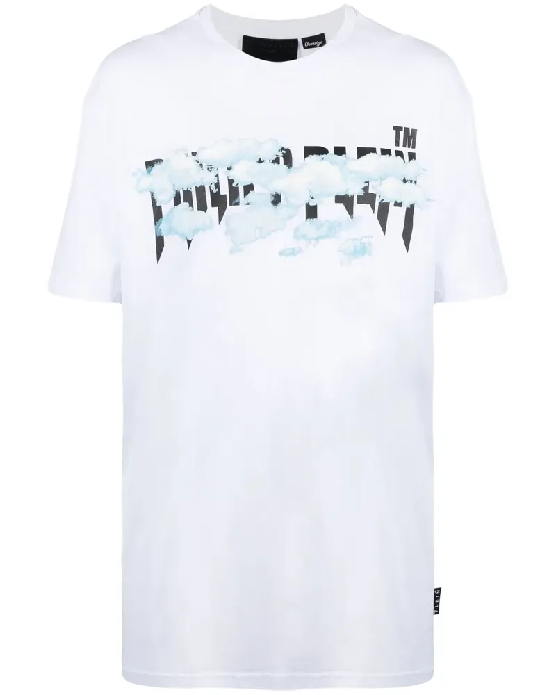 Philipp Plein T-Shirt mit grafischem Print - Weiß Weiß